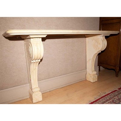 Lot 189 - Neoclassical Style Painted Console Height 35...