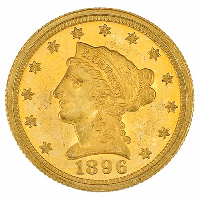 Lot 342 - United States, $2 1/2 1896 Liberty Proof...