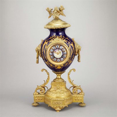Lot 181 - Louis XVI Style Gilt-Bronze Mounted and Gilt...