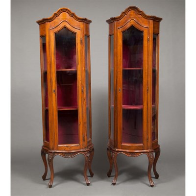 Lot 180 - Pair of Provincial Louis XV Style Fruitwood...