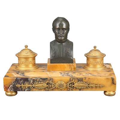 Lot 439 - Empire Style Gilt and Patinated-Bronze and...