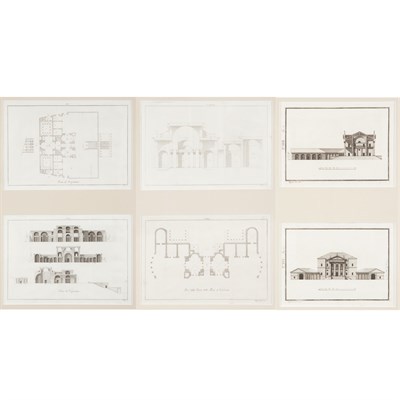Lot 106 - Antonio Mugnon [ARCHITECTURAL STUDIES]...