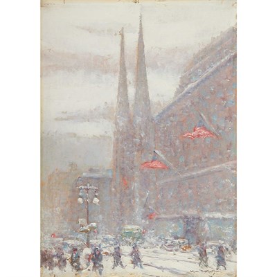 Lot 357 - Johann Berthelsen American, 1883-1972 Saint...