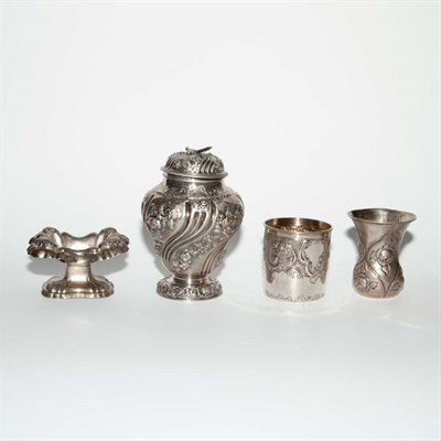 Lot 466 - Group of Silver Table Articles Approximately...