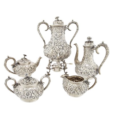 Lot 294 - S. Kirk & Sons Repousse Sterling Silver...