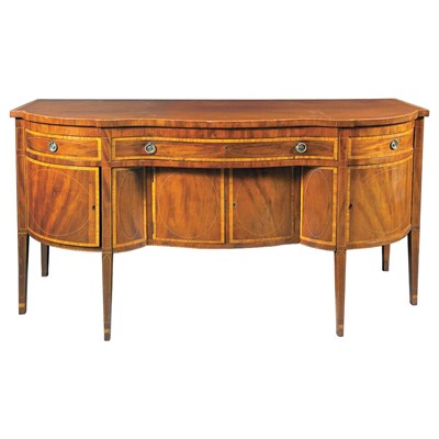 Lot 172 - Federal Inlaid Mahogany Sideboard Early 19th...