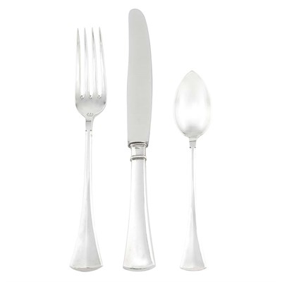 Lot 335 - Austro-Hungarian Silver Flatware Service A....