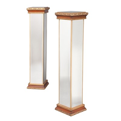 Lot 510 - Pair of Louis XVI Style Metal Mounted Gold and...