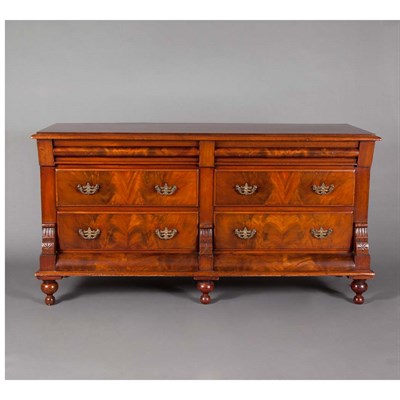 Lot 431 - Victorian Mahogany Double Dresser Height 35...