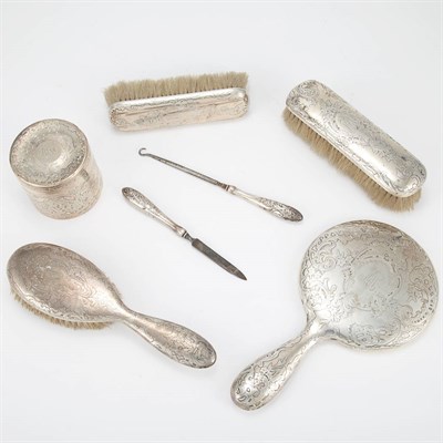 Lot 247 - Gorham Sterling Silver Lady's Dresser Set...