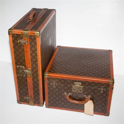 Lot 476 - Two Louis Vuitton Hard Case Suitcases Height...