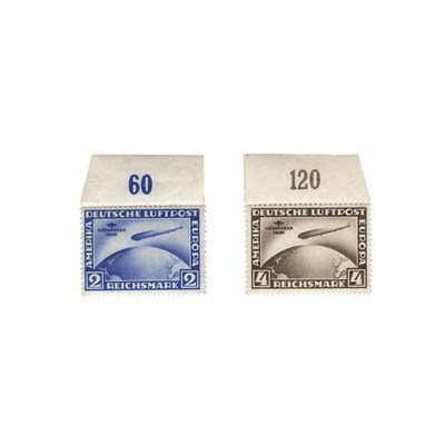 Lot 12 - Germany, 1930 South America Flight, Scott C 38,...
