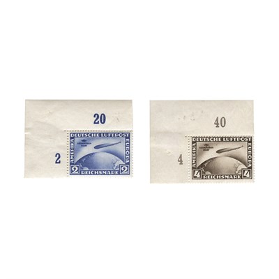 Lot 11 - Germany, 1930 South America Flight, Scott C 38,...
