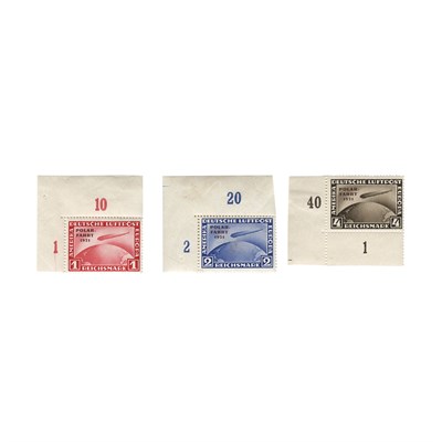 Lot 13 - Germany, 1930 Polar Flight, Scott C 40-42...