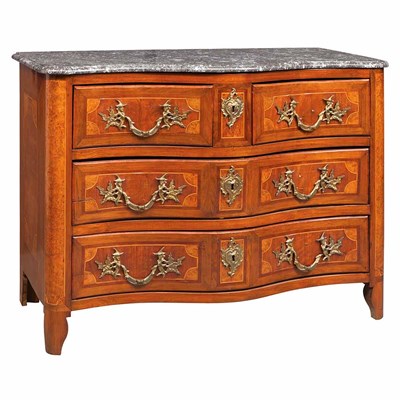Lot 159 - German Baroque Style Walnut Commode 19th...