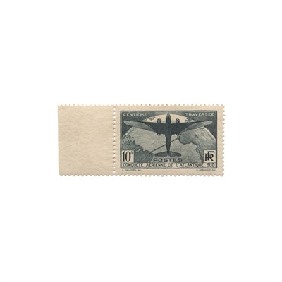 Lot 8 - France, 1936 10 Francs Prussian Green, Scott C...