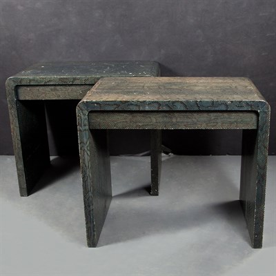 Lot 239 - 20th Century Design Pair of Side Tables...