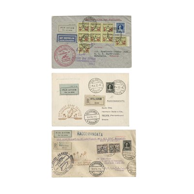 Lot 76 - Zeppelin Mail, Vatican City, Three Covers or...