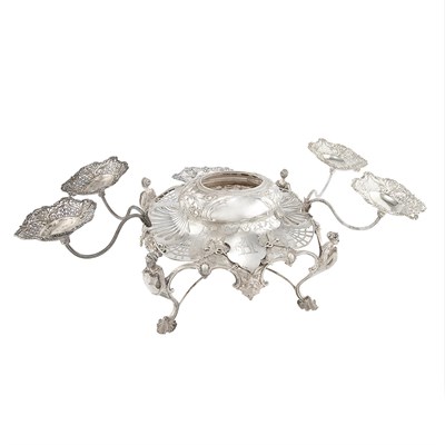Lot 312 - Late Victorian Sterling Silver Epergne William...