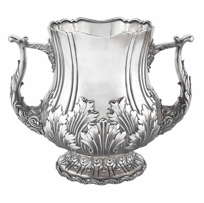 Lot 269 - Sterling Silver Footed Vase Of floriform, with...
