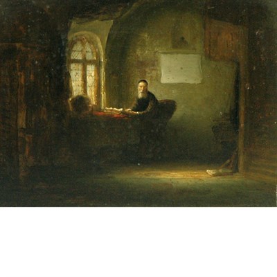 Lot 15 - Manner of Salomon Koninck A Scholar in His...