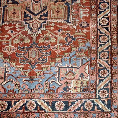 Lot 416 - Heriz Carpet Northwest Persia, circa 1925 The...