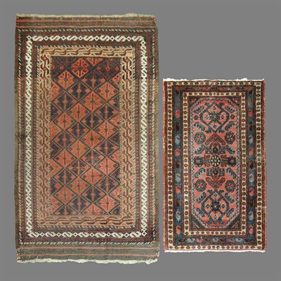 Lot 426 - Two Assorted Rugs A Belouch Rug; Together with...