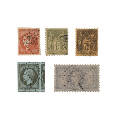 Lot 10 - France, 19th Century Stamp Collection...