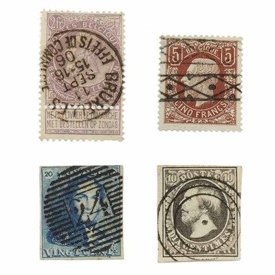 Lot 1 - Benelux, Small Used Collection of Early Issues...