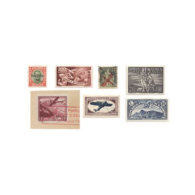 Lot 87 - World Wide Airmail Collection Albania through...