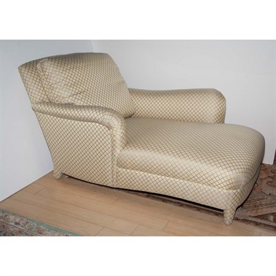 Lot 444A - Upholstered Chaise Lounge