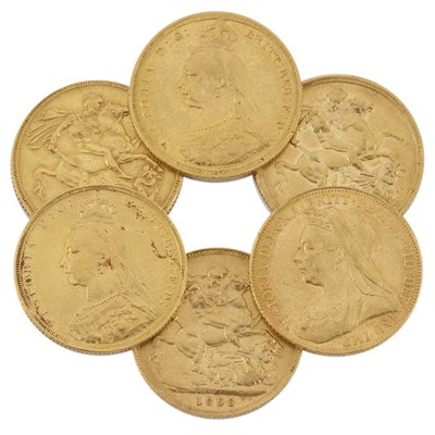 Lot 177 - Great Britain, Gold Sovereigns Group of ten...