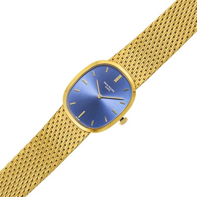Lot 815 - Gentleman's Gold 'Eclipse' Wristwatch, Patek Philippe & Co.