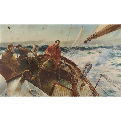 Lot 362 - Jack Lorimer Gray American, 1927-1981 On Board...