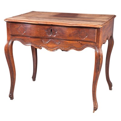 Lot 164 - Provincial Louis XV Walnut Work Table 18th...