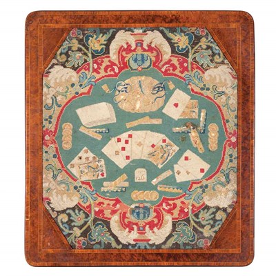 Lot 231 - George II Style Walnut Tulipwood Mahogany Game...
