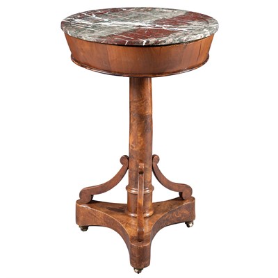 Lot 387 - Restauration Mahogany Gueridon First quarter...
