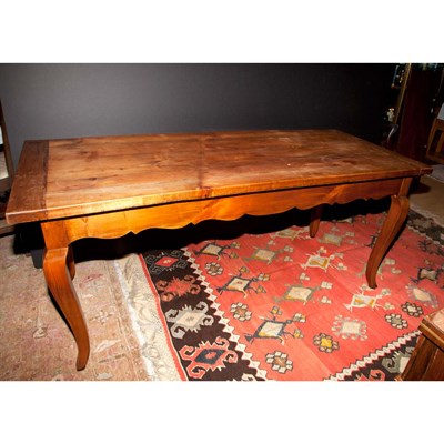 Lot 182 - French Provincial Fruitwood Extension Dining...