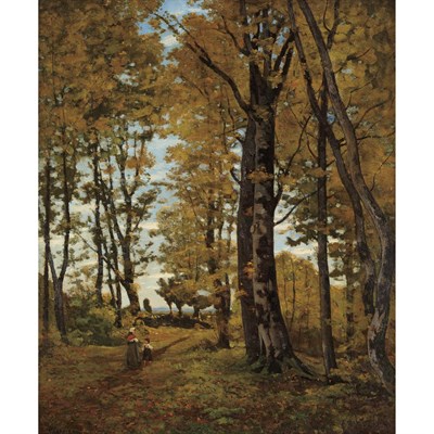 Lot 6 - Henri Joseph Harpignies French, 1819-1916 La...