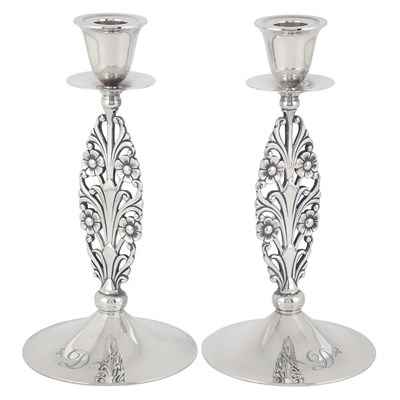 Lot 284 - Pair of Tiffany & Co. Makers Sterling Silver...