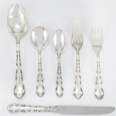 Lot 246 - Gorham Sterling Silver Flatware Service In the...