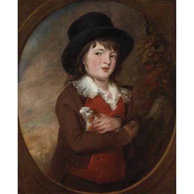 Lot 82 - English School Circa 1800 Portrait of a Boy...