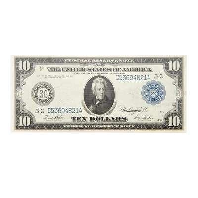 Lot 266 - U.S. Bank Note, $10 1914 Philadelphia Federal...