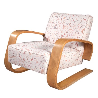 Lot 156 - Alvar Aalto Bent Birch Plywood 400 Tank Chair...