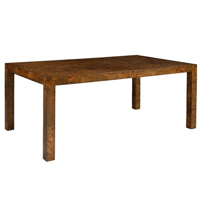 Lot 249 - Stained Wood Dining Table Modern With two...