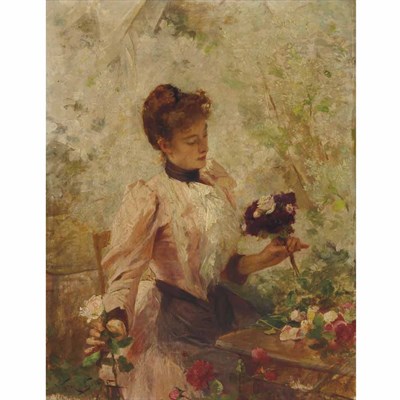 Lot 13 - Victor Gabriel Gilbert French, 1847-1933 The...