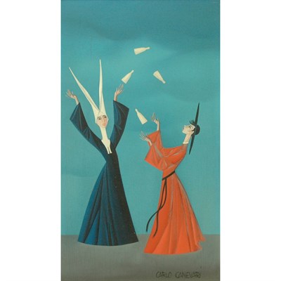 Lot 26 - Carlo Canevari Italian, 1922-1996 The Juggling...