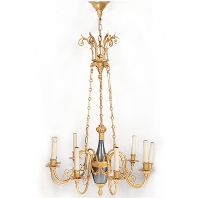 Lot 426 - Empire Style Gilt and Patinated-Metal...