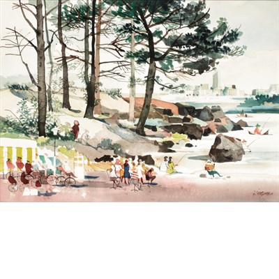 Lot 393 - Dong Moy Chu Kingman American, 1911-2000...