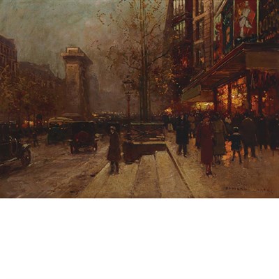 Lot 49 - Edouard Leon Cortes French, 1882-1969 A Paris...